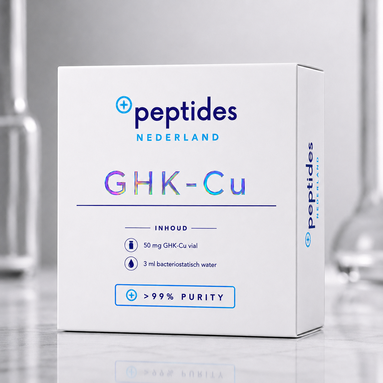 GHK-Cu 50 mg incl. 3 ml BAC-water – Peptides Nederland